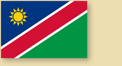 Fahne Flag Drapeau Namibia  Unabhängigkeitstag