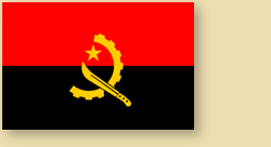Angola Unabhängigkeitstag Fahne Flag Drapeau 